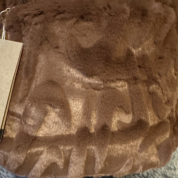 Nike Brown Faux-Fur Mini Backpack - Picture 3 of 13
